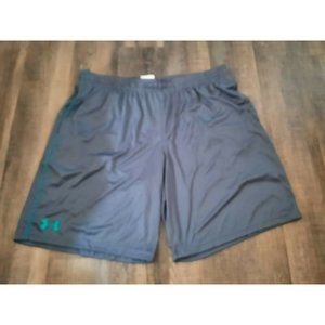 Under Armour Shorts 2xLarge Adult Gray Athletic Loose Spell Out Logo Mens 2XL